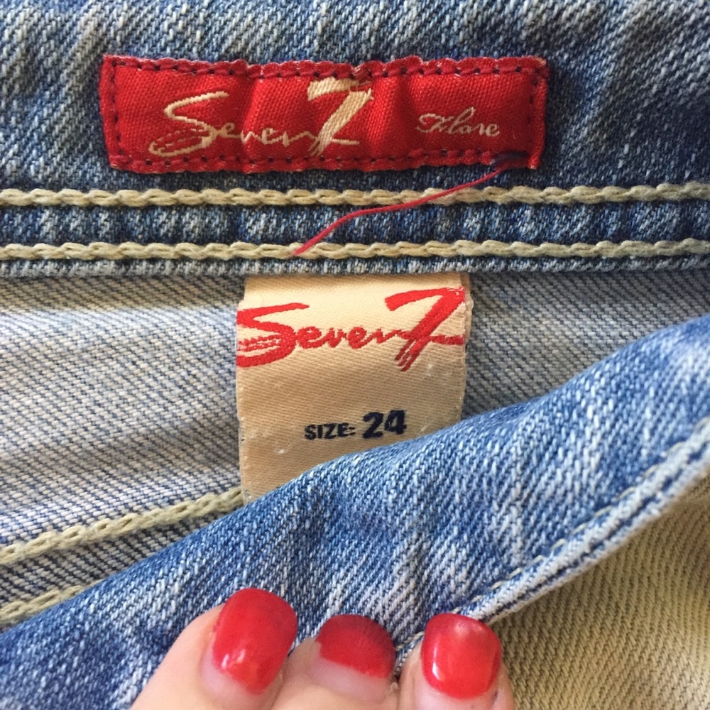 Nwot Bleached Splatter Seven7 - image 3